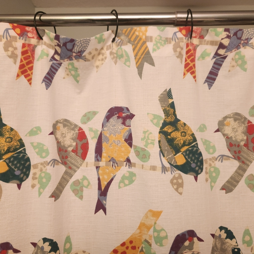 Bird shower curtain